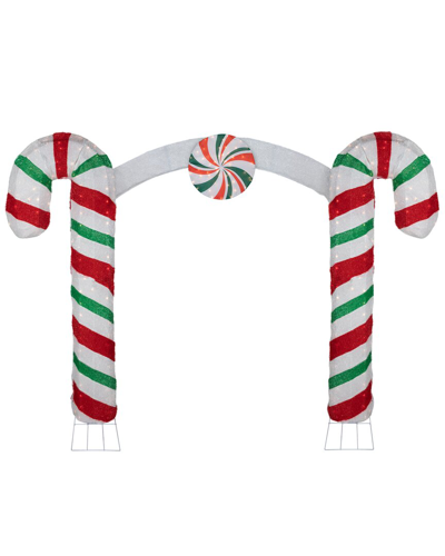 Shop Northlight 7ft Lighted Double Candy Cane Archway Outdoor Christmas Arch