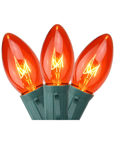 Northlight 24ft 25-count Orange C9 Christmas Light Set