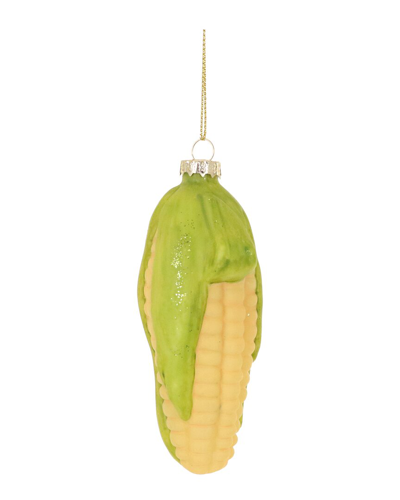 Shop Cody Foster & Co. Field Corn Ornament In Yellow