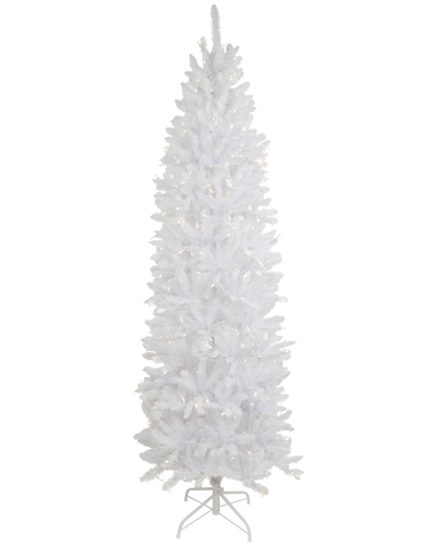 Northlight 9ft Pre-lit Rapids White Pine Pencil Artificial Christmas Tree
