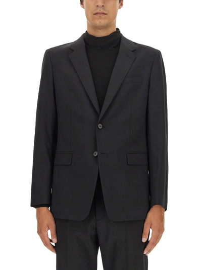 Shop Theory Single-breasted Jacket In Black