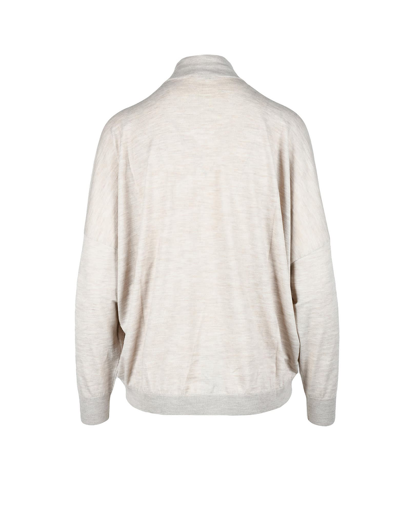 Shop Brunello Cucinelli Womens Beige Sweater