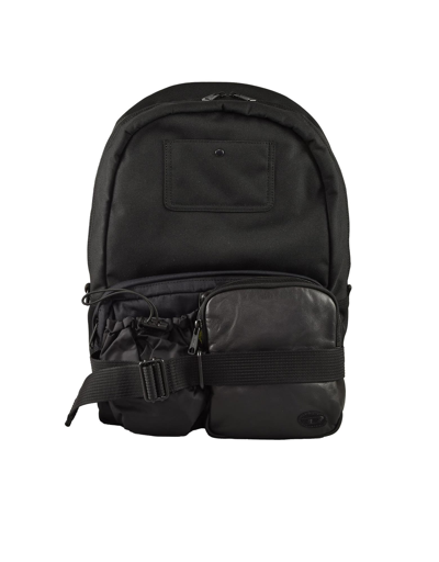 Shop Diesel Mens Black Backpack