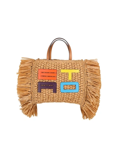 Shop Etro Bags In Beige