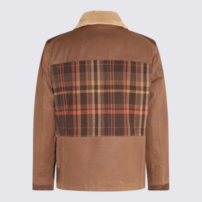 Shop Fay Multicolour Wool Blend Casual Jacket