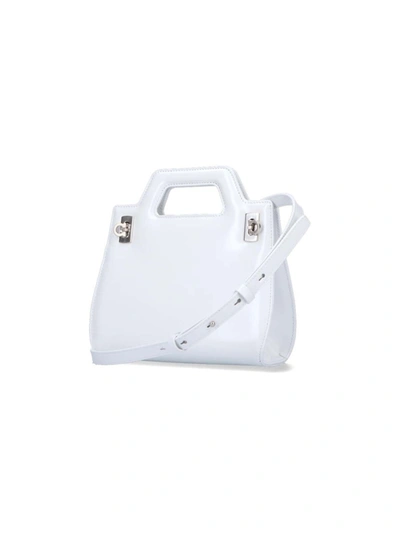 Shop Ferragamo Bags In White