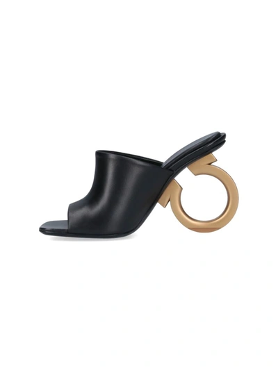 Shop Ferragamo Sandals In Black