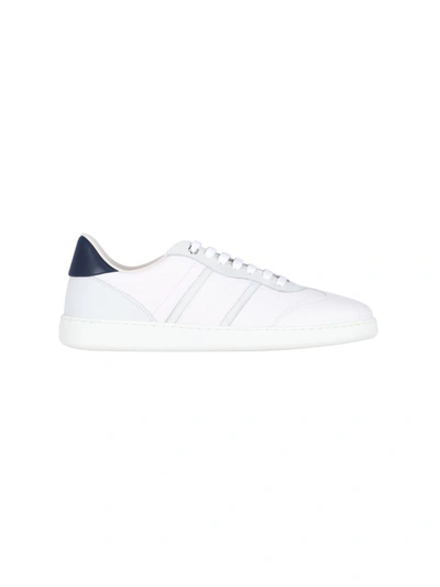 Shop Ferragamo Sneakers In White