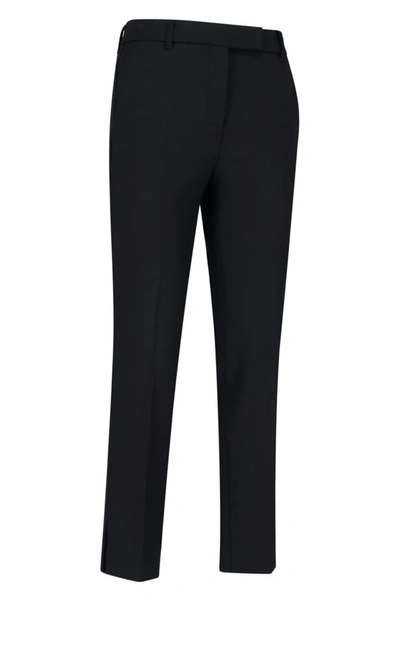 Shop Incotex Trousers In Black