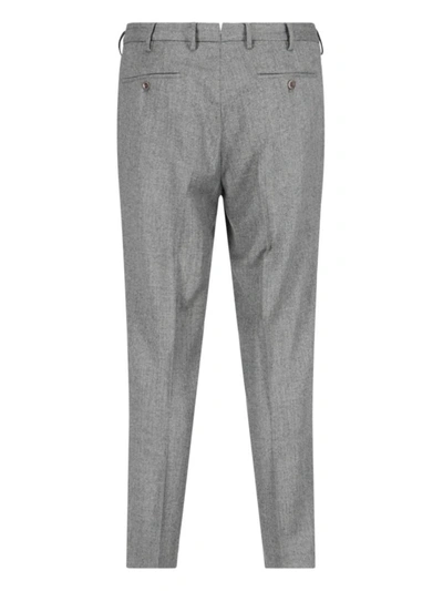 Shop Incotex Trousers In Grey