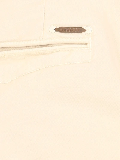 Incotex Straight Trousers With Pockets And Loops In White