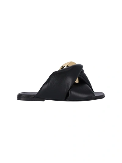 Shop Jw Anderson J.w.anderson Sandals In Black