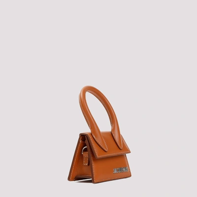 Shop Jacquemus Le Chiquito Homme Bag In Brown