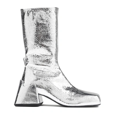 Shop Jil Sander Ankle Boot Shoes In Grey