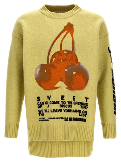 Jil Sander Runway Presentation Crewneck Sweater In Yellow