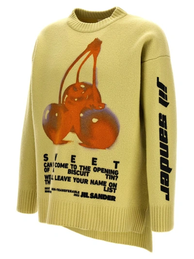 Jil Sander Runway Presentation Crewneck Sweater In Yellow