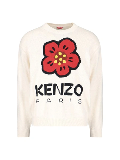 Shop Kenzo Sweaters In White