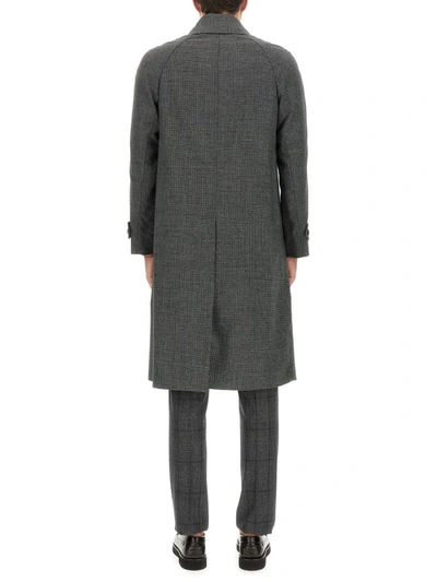 Shop Lardini Long Coat In Grey