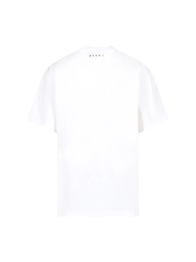 Shop Marni T-shirts And Polos In White