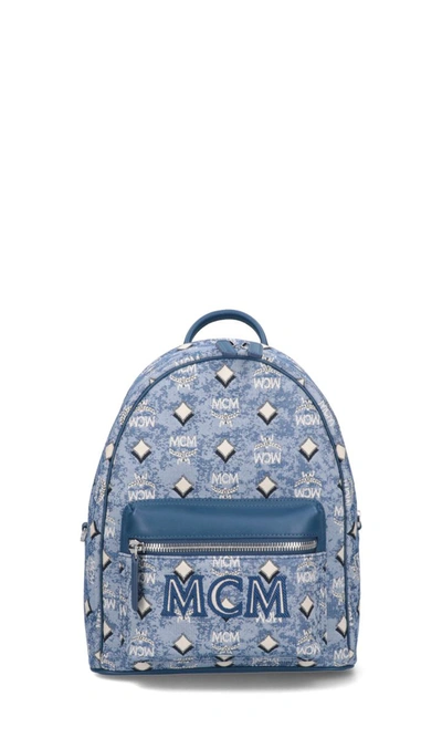 Shop Mcm Bags In Blue