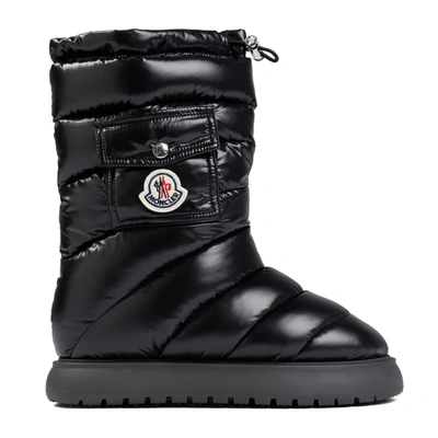 Shop Moncler Gaia Pocket Boots Shoes In Black