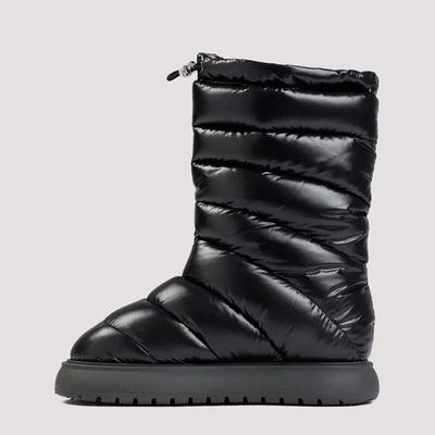 Shop Moncler Gaia Pocket Boots Shoes In Black