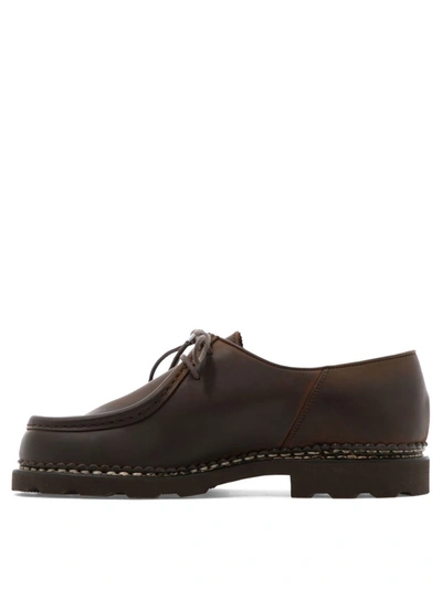 Shop Paraboot "michael" Lace-ups In Brown