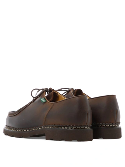 Shop Paraboot "michael" Lace-ups In Brown