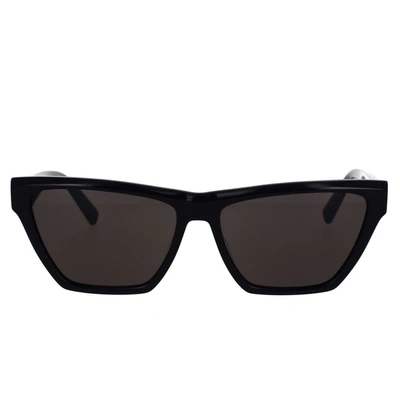 Shop Saint Laurent Eyewear Sunglasses In Black