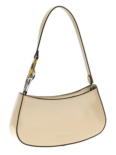 Shop Staud 'ollie' Shoulder Bag In White