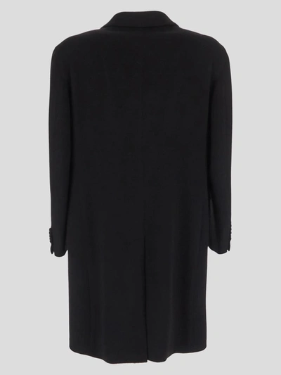Shop Tagliatore Tgaliatore Single-breasted Coat In Black