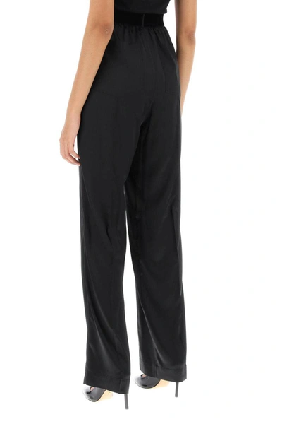 Tom Ford Black Pinched Seams Lounge Pants