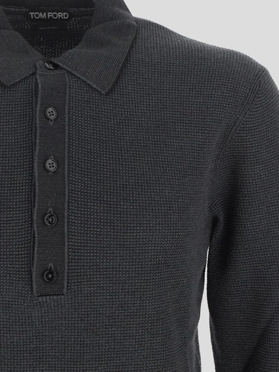 Shop Tom Ford Sweaters In Light Charcoal
