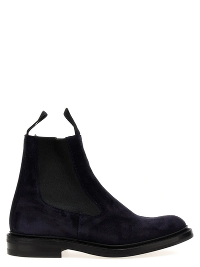 Shop Tricker's 'henry' Ankle Boots In Blue