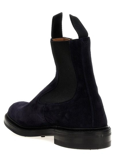 Shop Tricker's 'henry' Ankle Boots In Blue