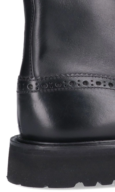 Tricker's Trickers Stow Vi-lite Brogue Boot In Black