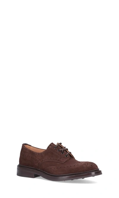 Tricker's Lace-up Shoes Featuring Brogue Detailing In Brown