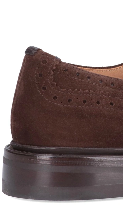 Tricker's Lace-up Shoes Featuring Brogue Detailing In Brown