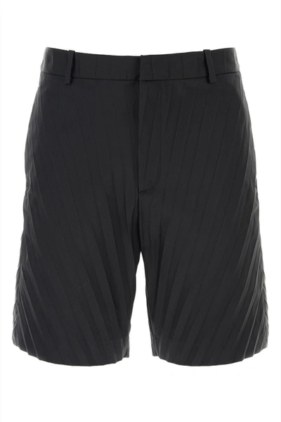 Valentino Vlogo Toile Iconographe Bermuda Shorts In Black