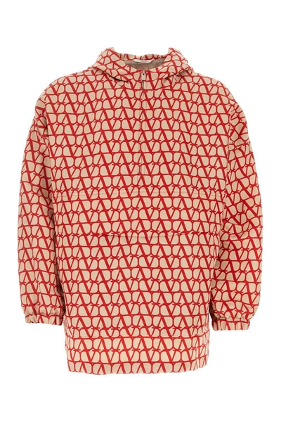 Valentino Toile Iconographe Silk Caban Jacket In St Toile