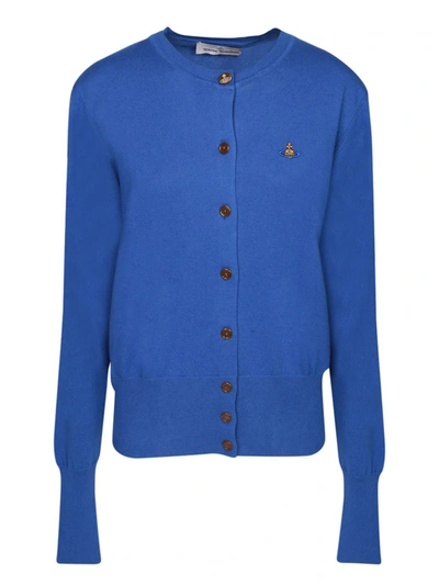 Shop Vivienne Westwood Cardigans In Blue