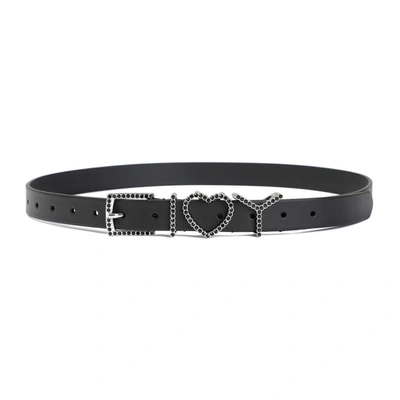 Shop Y/project Y Heart 25mm Belt In Black