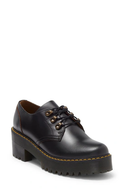 Dr. Martens Leona Lug Sole Platform Derby In Black | ModeSens