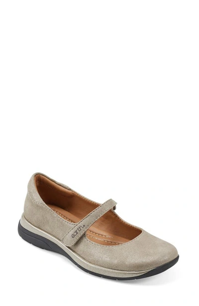 Shop Earth Tose Mary Jane Flat In Pewter