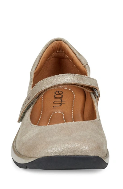 Shop Earth Tose Mary Jane Flat In Pewter