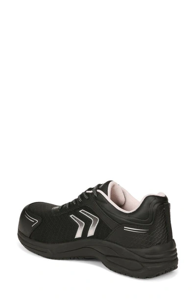 Shop Dr. Scholl's Blaze Composite Toe Sneaker In Black