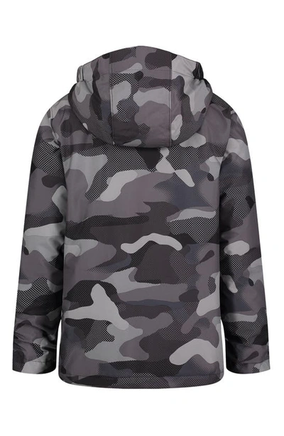 Shop Under Armour Kids' Steeze Eaze Print Waterproof Jacket In Black
