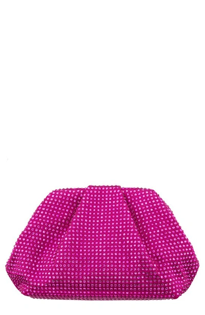 Shop Nina Crystal Frame Satchel In Parfait Pink