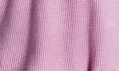 Shop Nic + Zoe Waffle Stitch V-neck Sweater In Mauve Mist