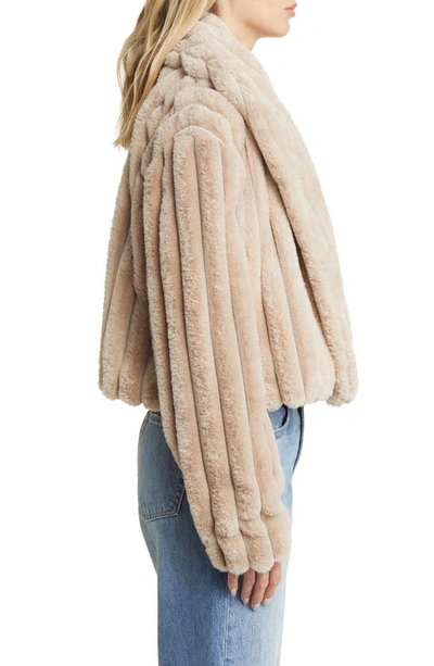 Shop Blanknyc Chubby Faux Fur Jacket In Angel Heart
